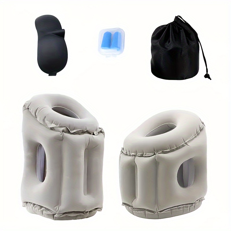 

Travel Pillow For Airplane, Inflatable Plane Travel Pillow For Sleeping, Used For Airplanes/cars/trains/office To Support To Head And Neck Comfortably (large.trumpet)