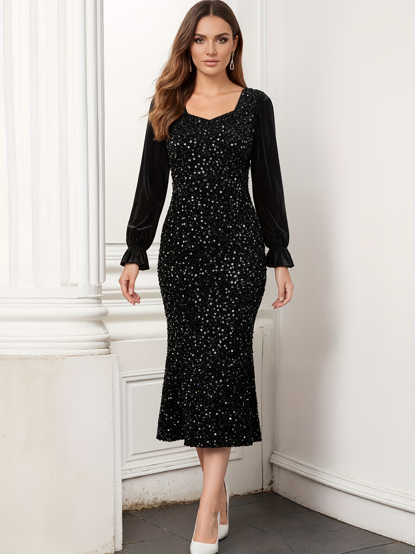 sachin and babi light blue dress White Drop Waist Textured Maxi Dress – Rare London main image 0