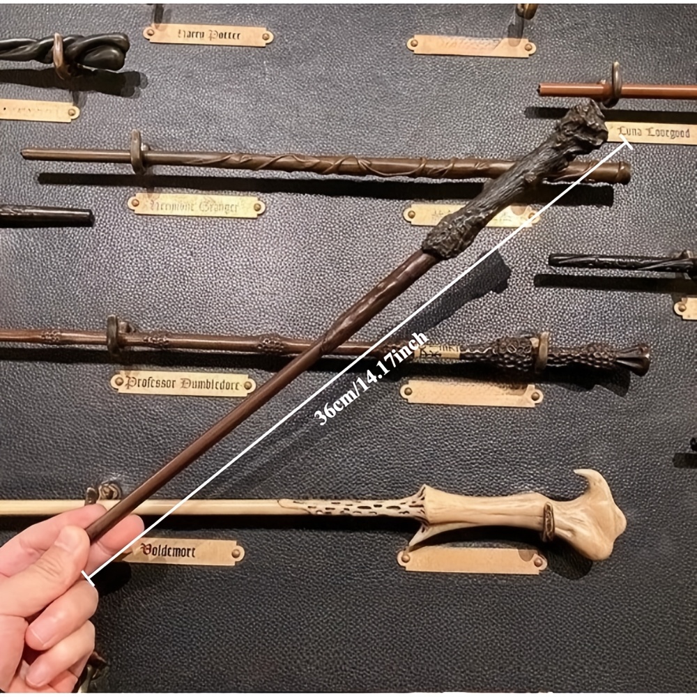 Image of Harry Potter Wands, Iconic Wands Of Hermione, Dumbledore, , Snape, Etc., Ron's Wand, Resin Material With , Harry Potter Cosplay Costume Accessories, Suitable For Christmas And Halloween Gifts.