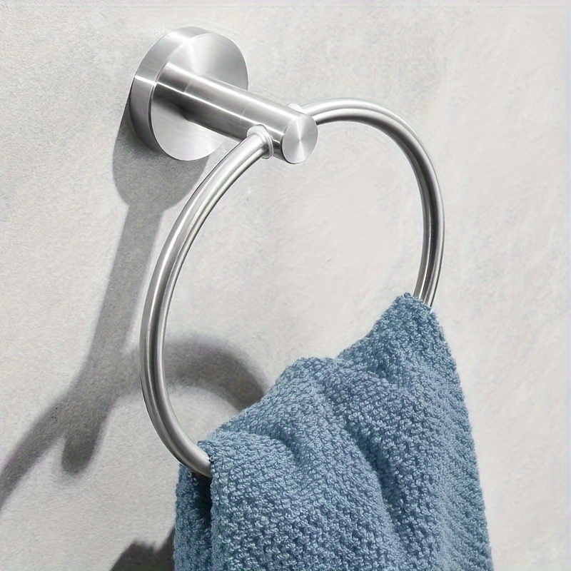 Soporte para toallas de baño de acero inoxidable para montaje en pared,  juego de accesorios de baño, ganchos de toalla, toallero, soporte de toalla  de
