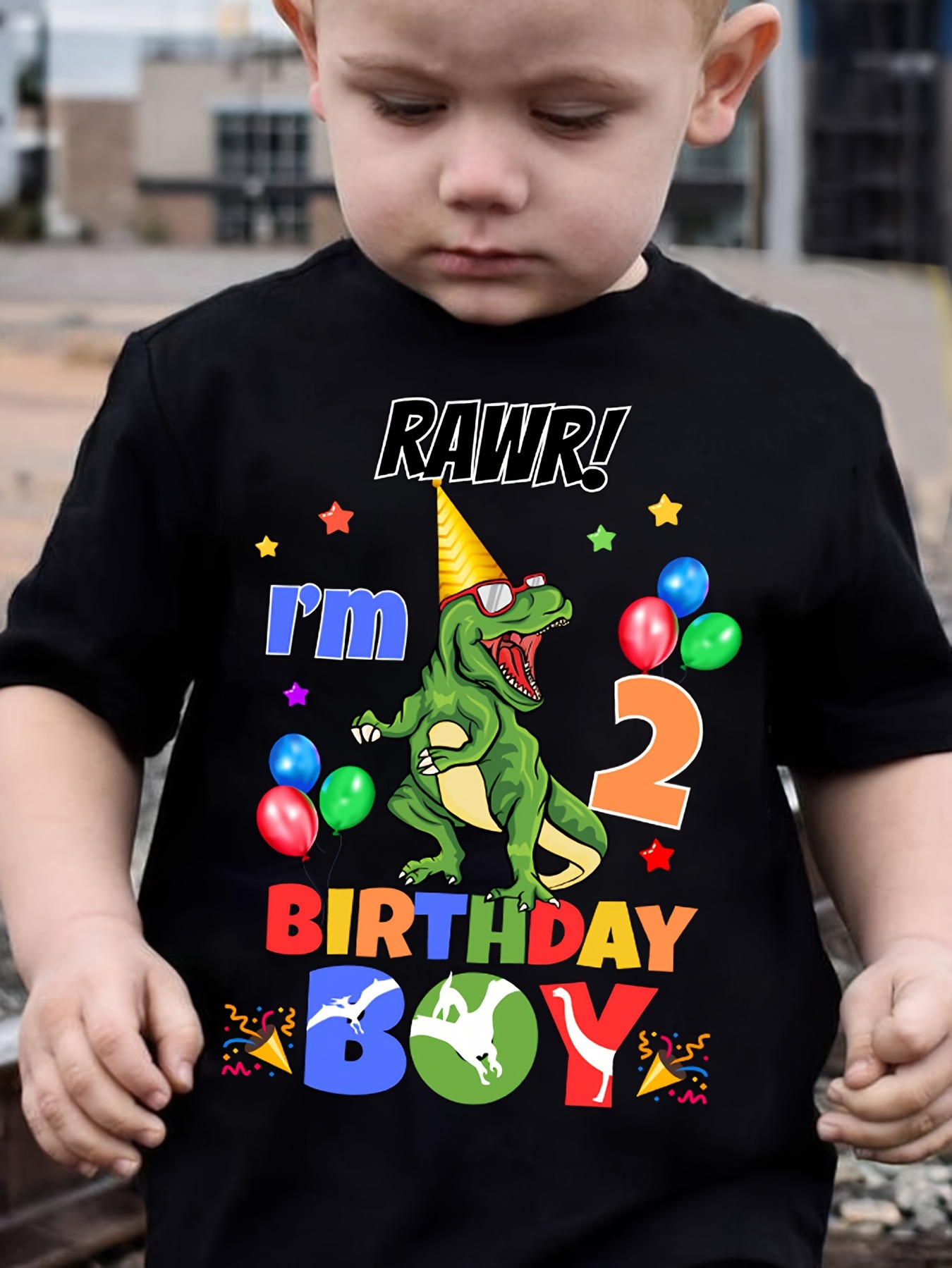 Birthday Tshirt Two Cool Shirt Birthday Boy *! I'm Graphic Tee