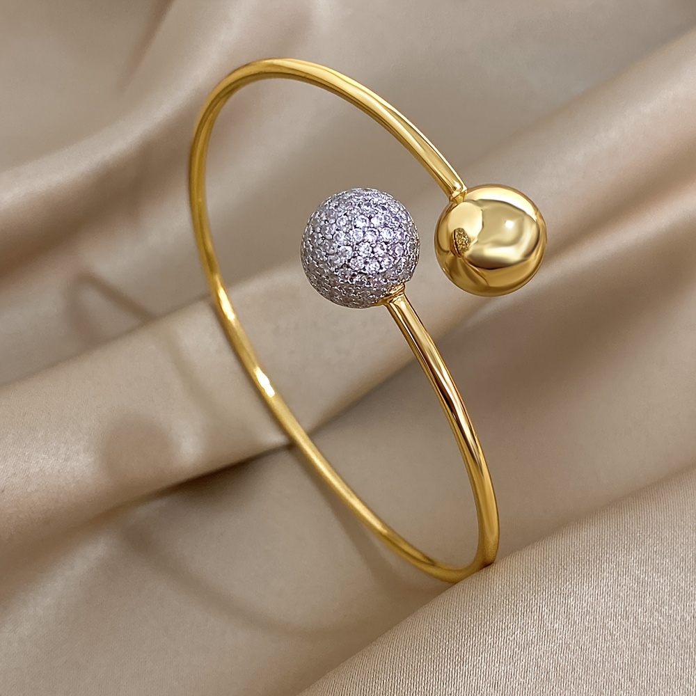 E-shop Armreif Armband - Edelstahl Offener Armreif Armband Bangle - Manschetten Schmuck