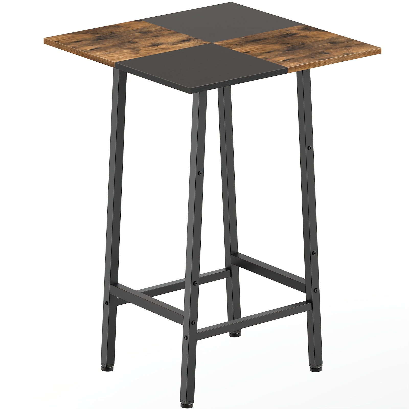 Retro Height Dining Table, Multi-functional Breakfast Leisure Table, -purpose Table For Pubs, Cafes, And Parties, Suitable For Restaurants, Pubs, Coffee Corners, Parties, -black
