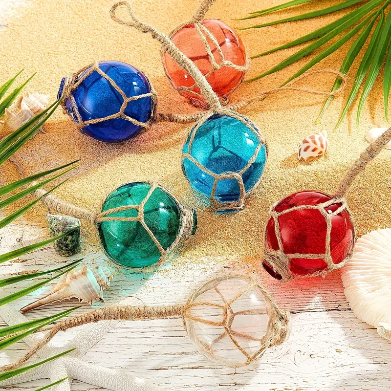 Summer Christmas Tree Ornaments Nautical Glass Fishing Float - Temu