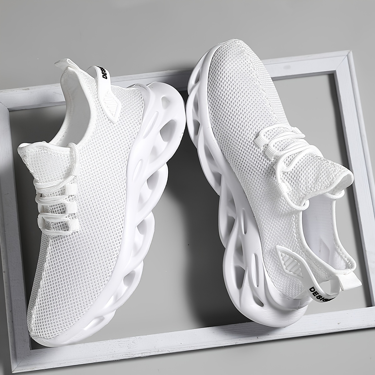 1 pair of men tennis running shoes lightweight breathable  display picture 3