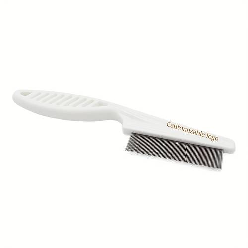3 flea comb lice comb steel needle fine tooth comb flea removal comb pet grooming comb hair removal comb laser engraving customized logo