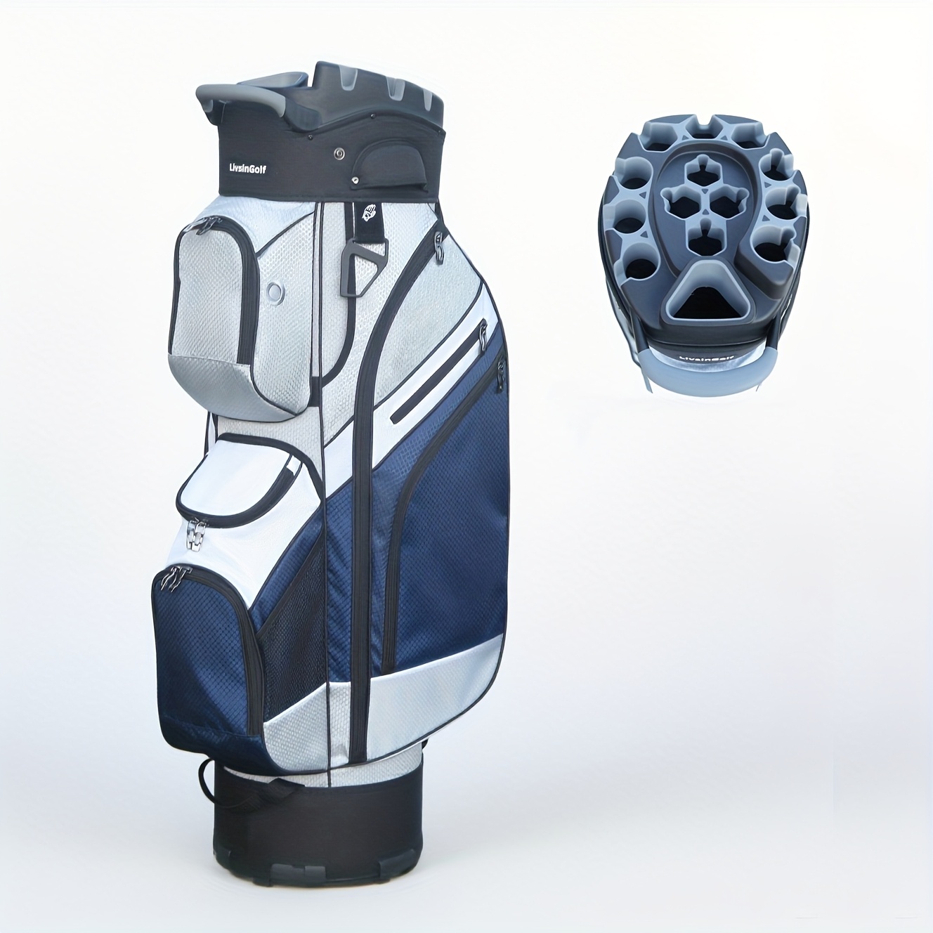item picture   14 way mens golf bag with locking club dividers