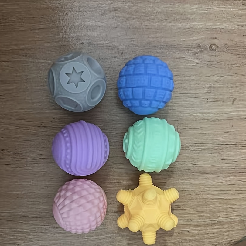 6pcs Sensory Balls Textured Balls Sensory Gift, Birthday Present