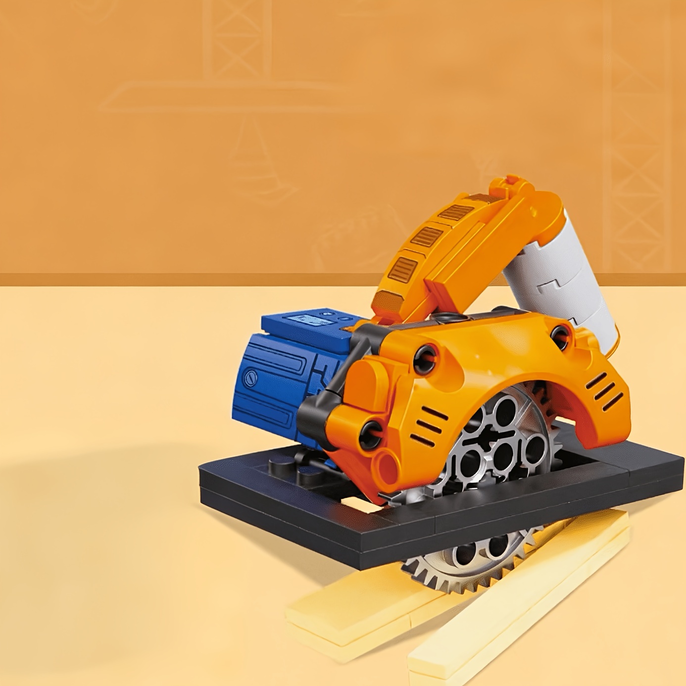 Creative Tool-themed Building Block Models, Educational Gift
