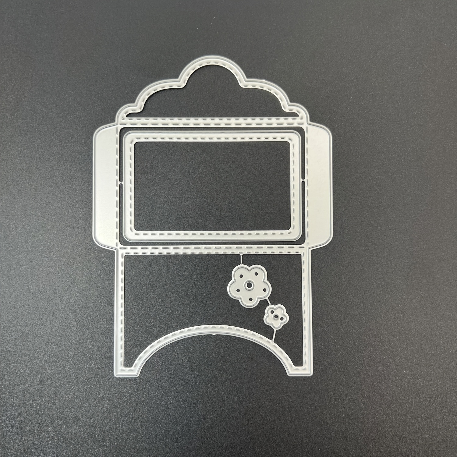 1pc Envelope Lace Border Creative Metal Cutting Dies For Scrapbooking, Decorative Embossing, And Card Making For Weddings And Greetings