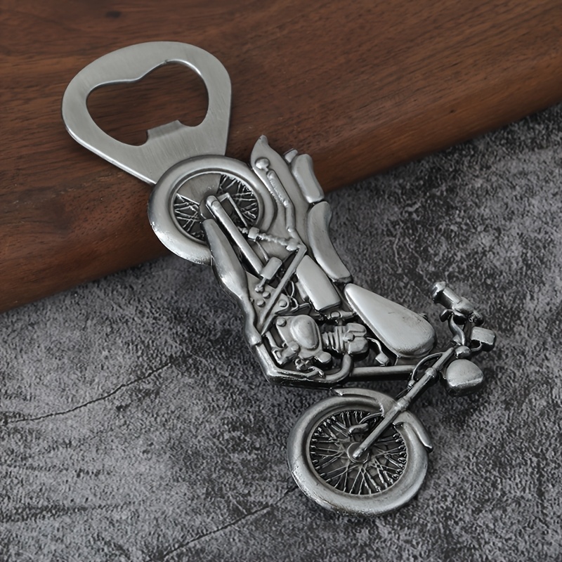 Image of Alloy Motorcycle Bottle Opener Cross-border Retro Motorcycle Beer Opener