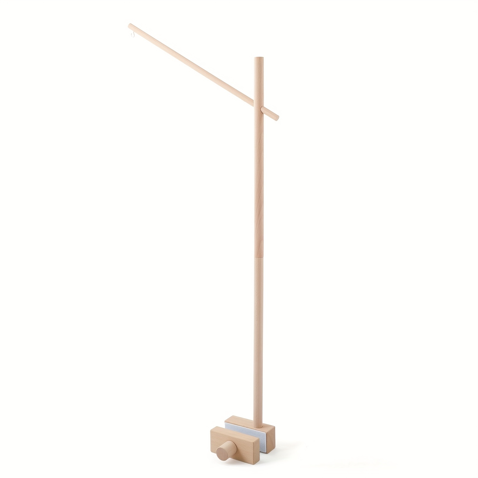 Image of Wooden Bed Bell Stand, Hanging Wooden Bed Support Rod, Toy Hanging Rod, Net Holder, Bed Accessory, Christmas Gift, Home Decor
