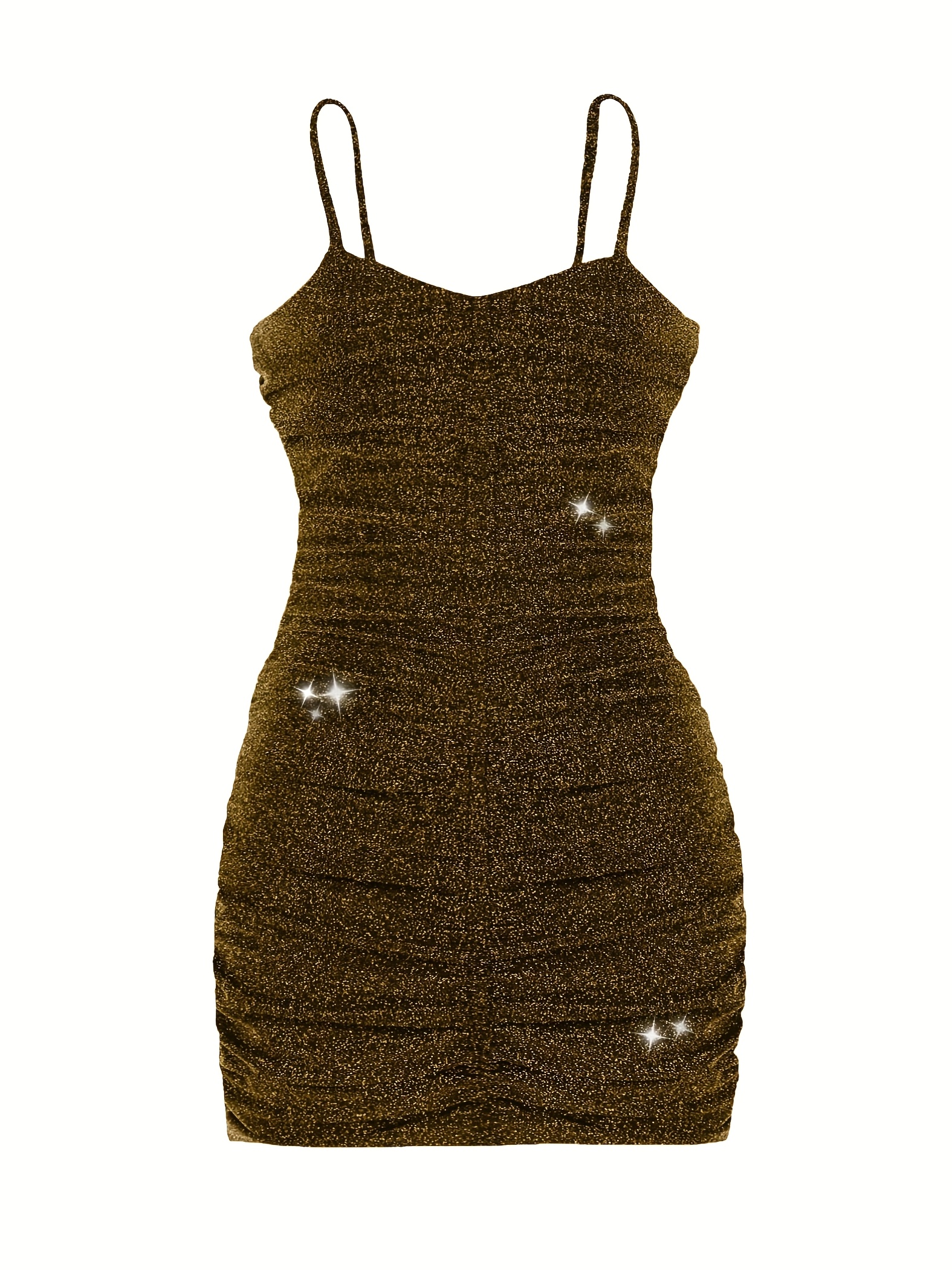 exarus girls sparkly formal bodycon dress suitable teen - Temu