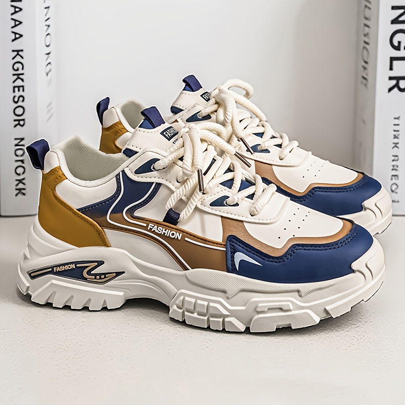 Alternative view of Zapatillas deportivas modernas para hombre con bloques de color, cómodas y ligeras, ideales para el uso diario…