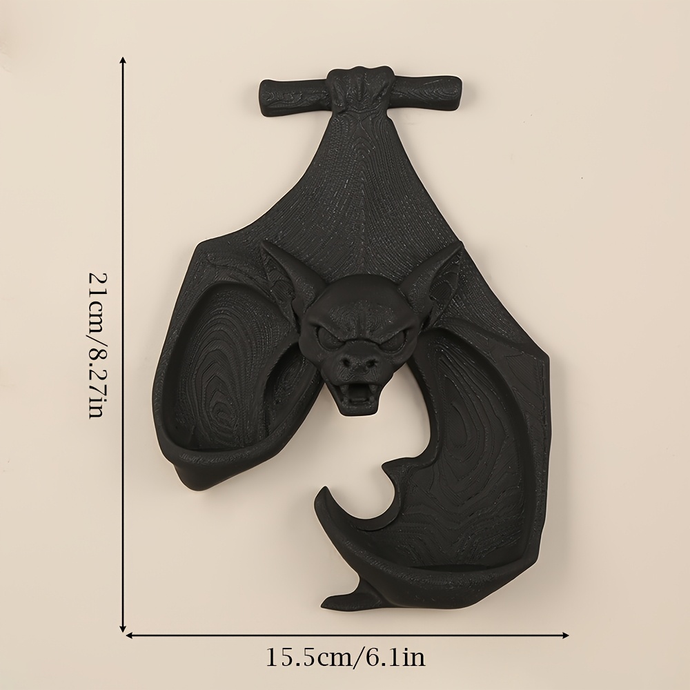 E-shop Kreativer Fledermaus-förmiger Wandständer, dreidimensionaler Tier-Dekokandleständer, bionisches Formdesign und zwei Kerzenpositionen,