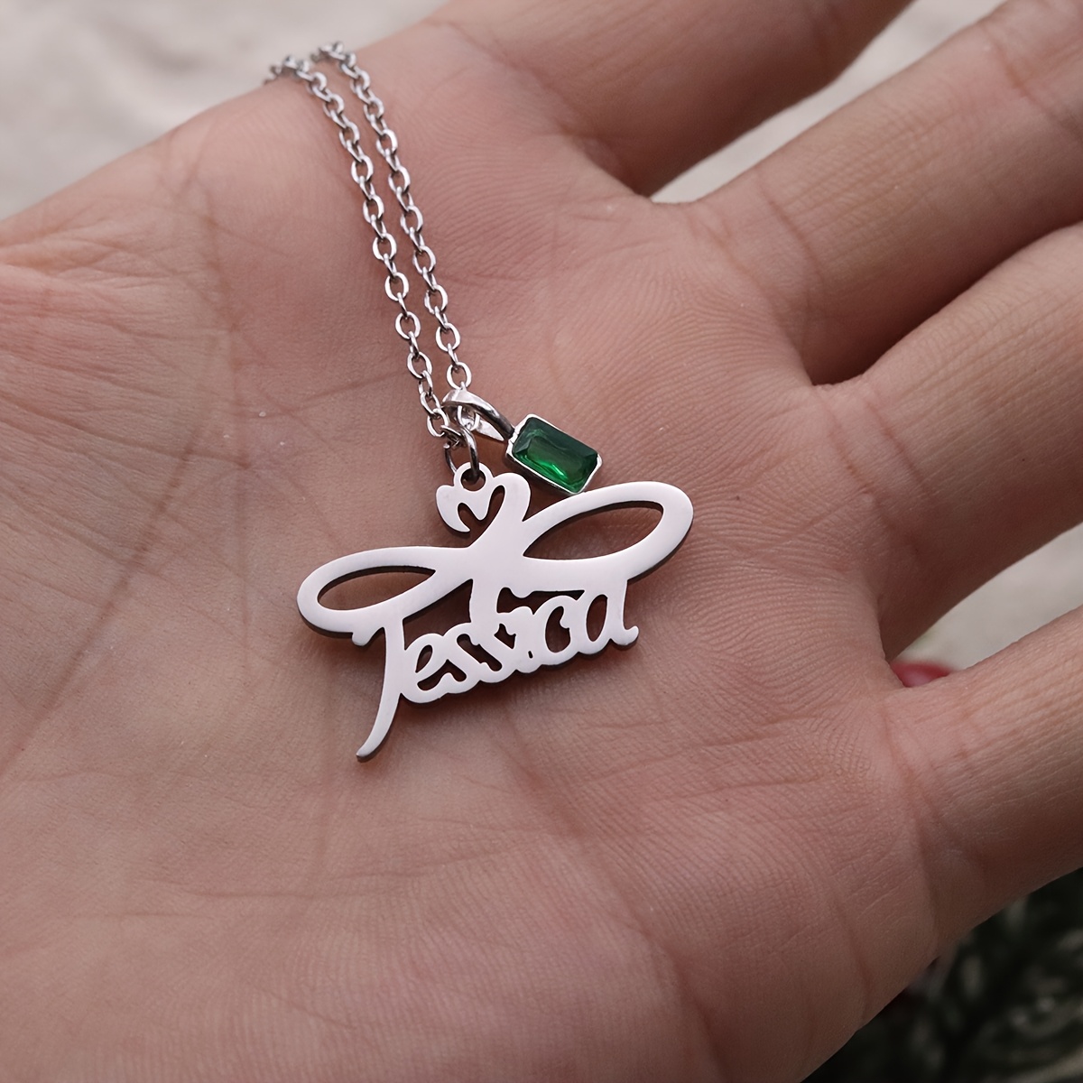 Customizable Infinity Love Necklace, Name Included