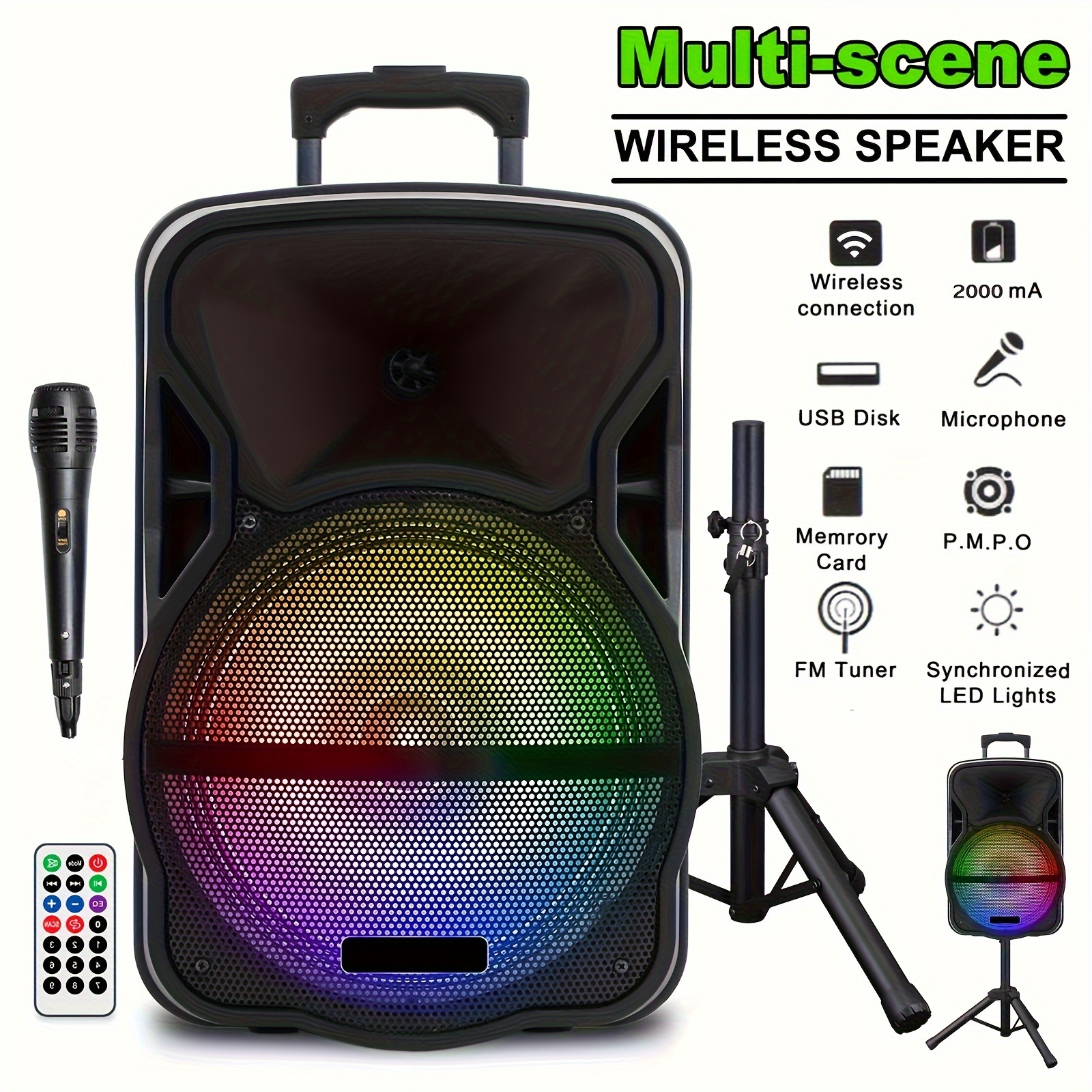 Portable outdoor pa fashion system