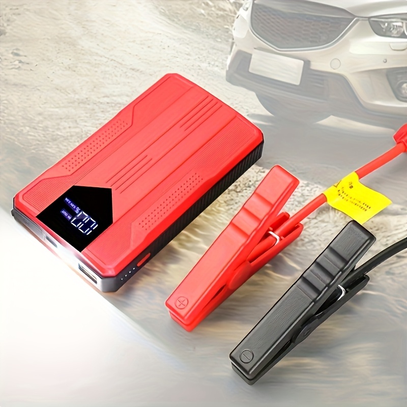 

6400mah Car Battery Emergency Supply Mobile Power Bank To Connect And Start The Car Fire Spare