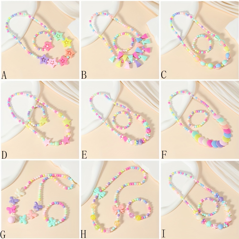 

-colored & Jewelry Set - Includes Necklace, Bracelet, And - For -up , , Parties, And Christmas