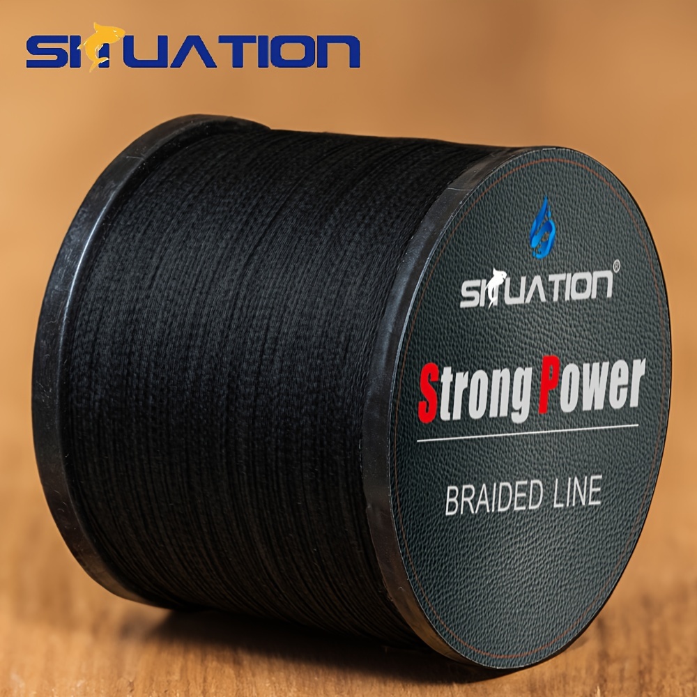 

Siiuation Braided Fishing Line - 500m/1640ft, 4-strand Pe, , Smooth Long Cast, For Freshwater & Saltwater, 10 20 30 40 80 Lb - Black, Ideal For Easter Gift