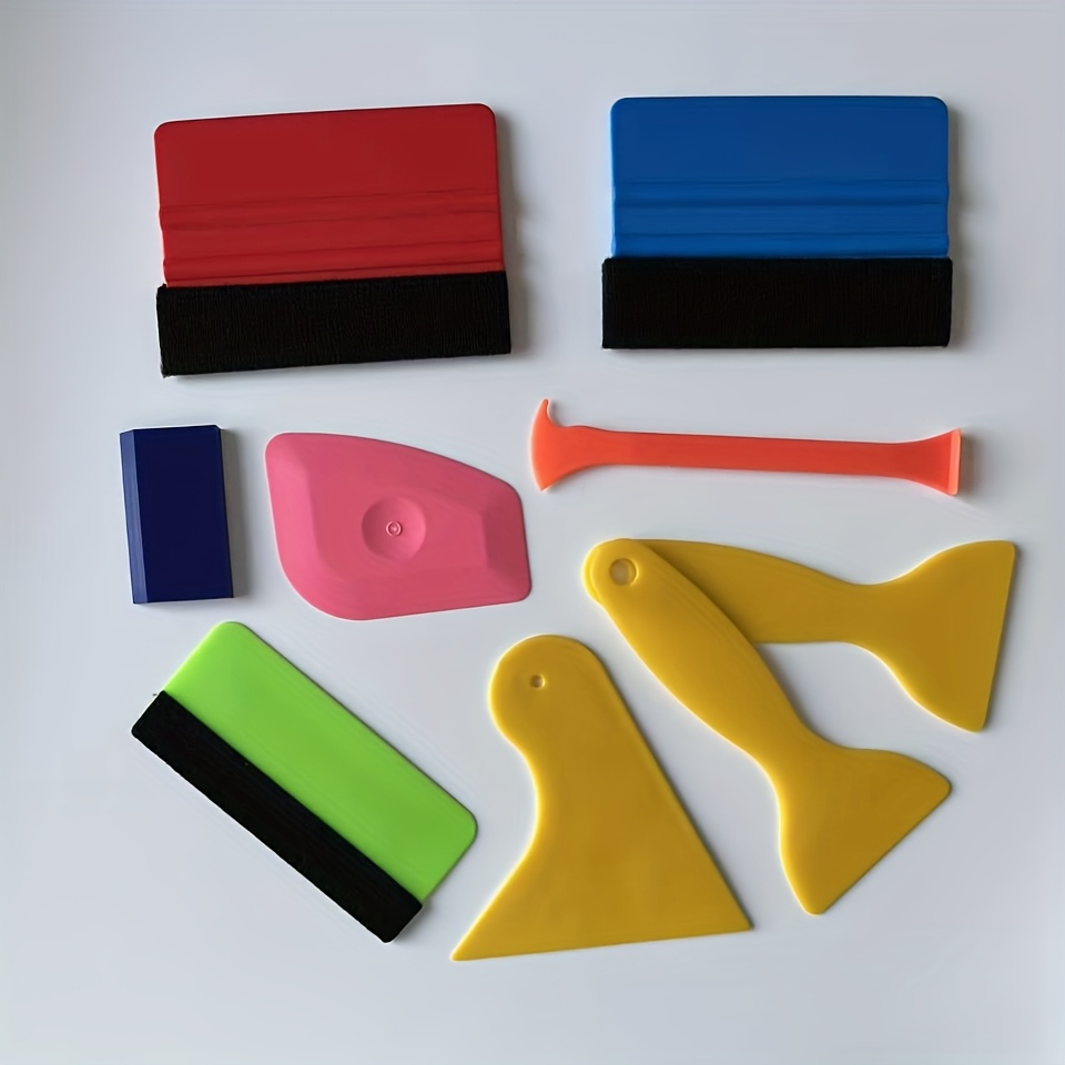 E-shop Dieses Kit zur Modifizierung von Auto-Äußereinrichtungen und zur Verfärbung von Fenstern beinhaltet 9 oder 4 multifunktionale Filzabzieher und