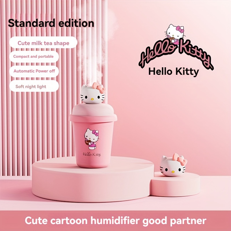 

Sanrio Hello Kitty Kuromi Humidifier Milk Tea Cup Usb Small Birthday Gift Desktop Mute Large Spray New Send Friends
