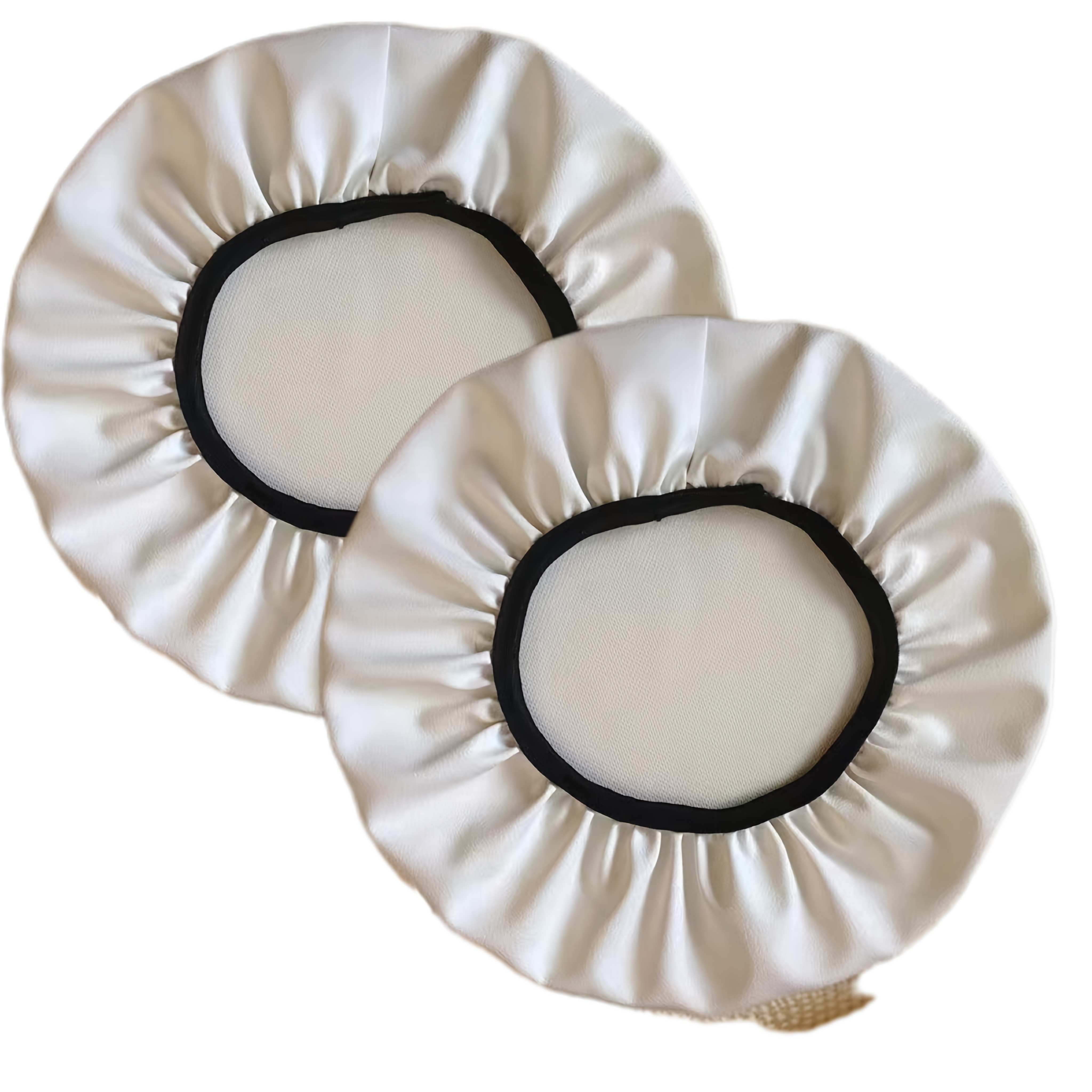 TEMU 2pcs Pu Stool Cover, Lift Chair Bar Stool Cover, Beauty Shop Barbershop Round Stool Cover