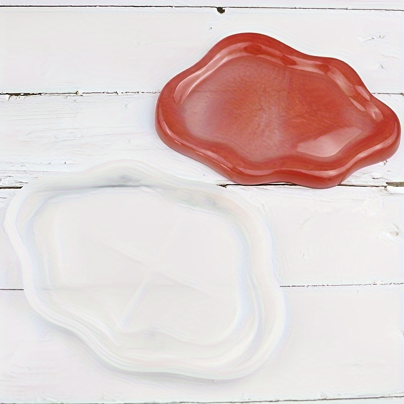 

Moule en silicone en forme de nuage pour plateau ou sous-verres en marbre faux artisanal DIY - Aucune énergie requise