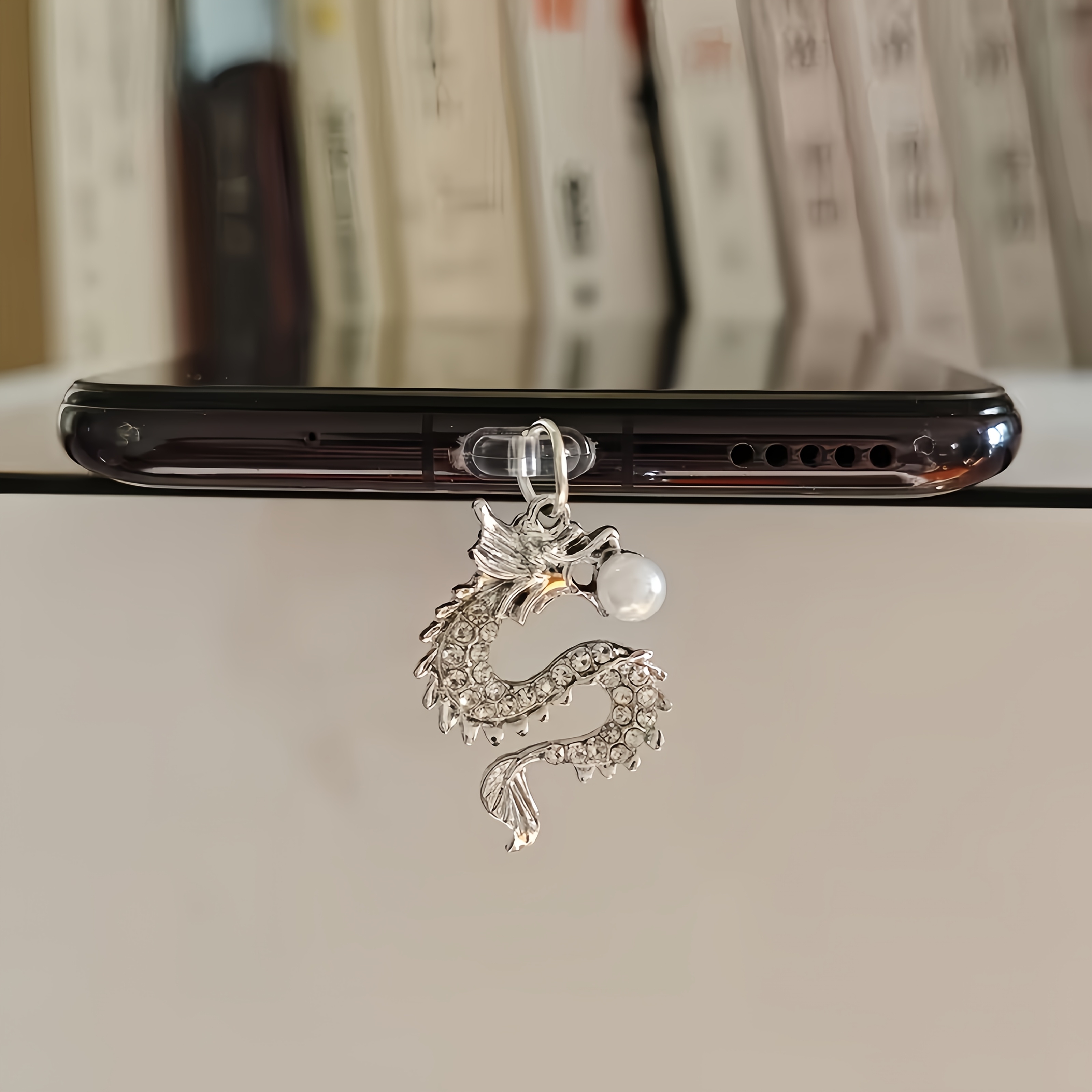 TEMU 1 Mobile Phone Dust Cover, Mysterious And Exquisite Pendant Charm, Exquisite Homemade, Cool And Stylish, A Commemorative Item For Festivals, A