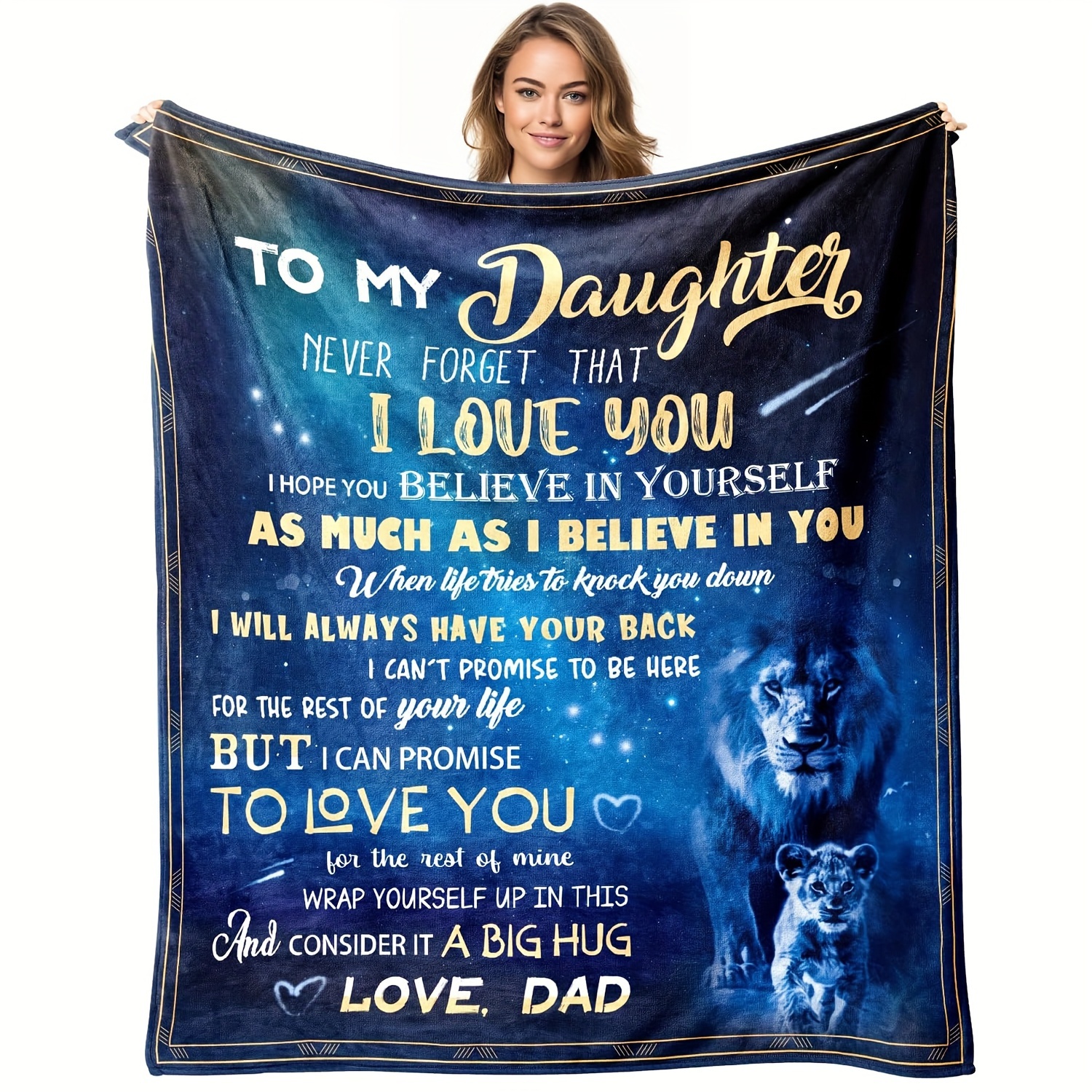 

Dad' For - Blanket, , Sofa Cover, Or