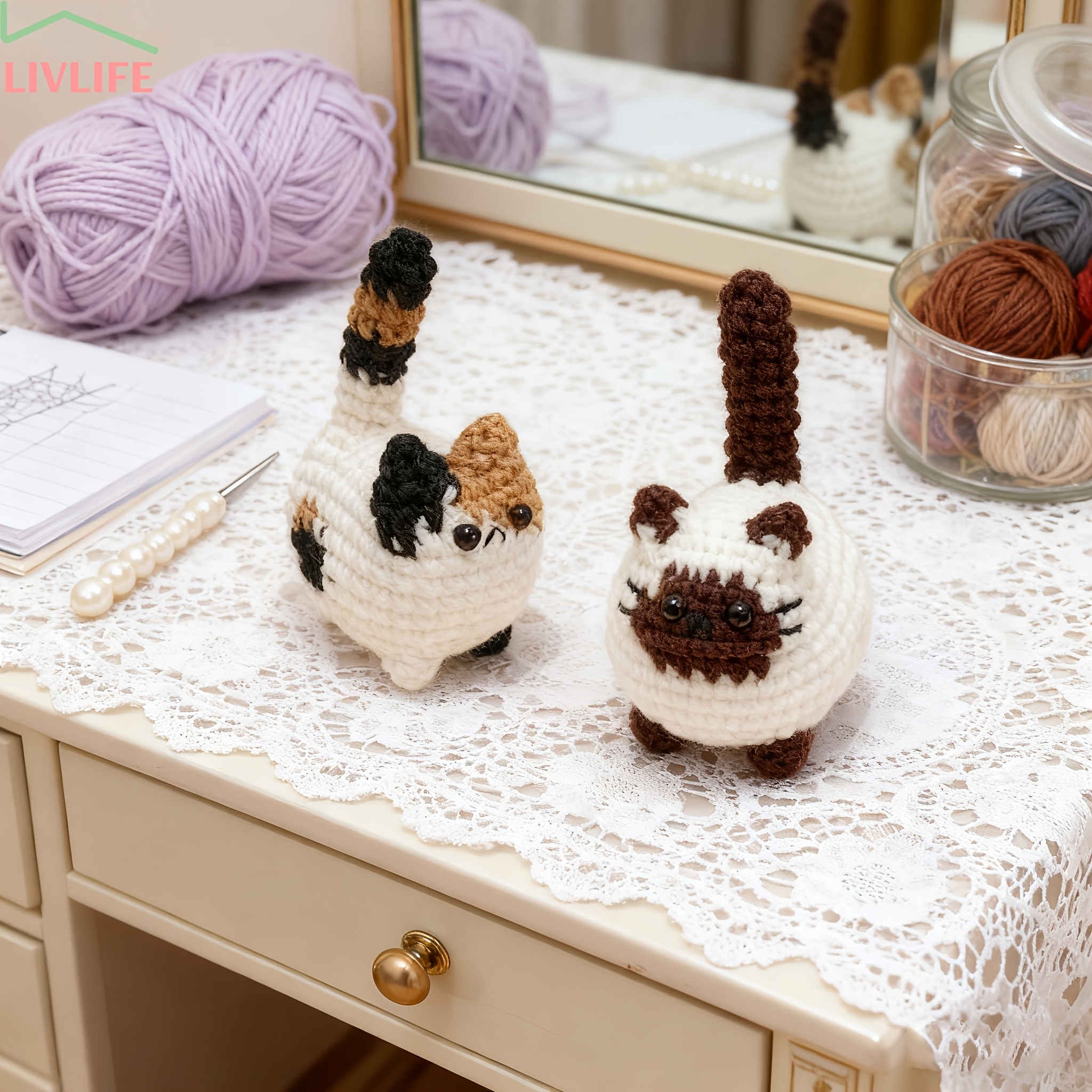 crochet kits sold on Temu Canada