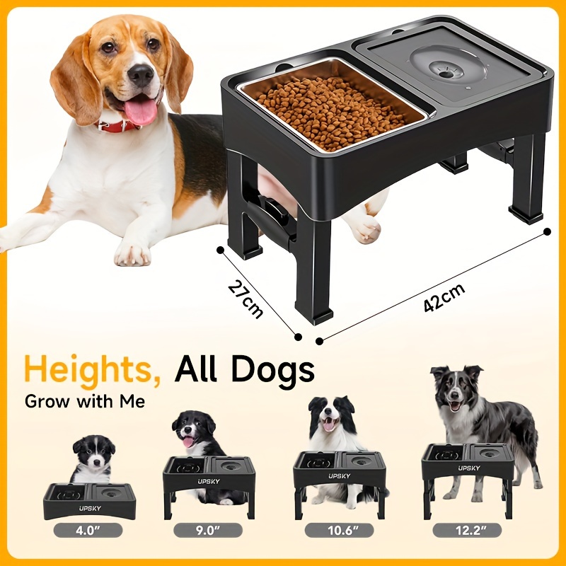 

Dog Bowls Feeder, Stand Steel And Bowls, No For Small&