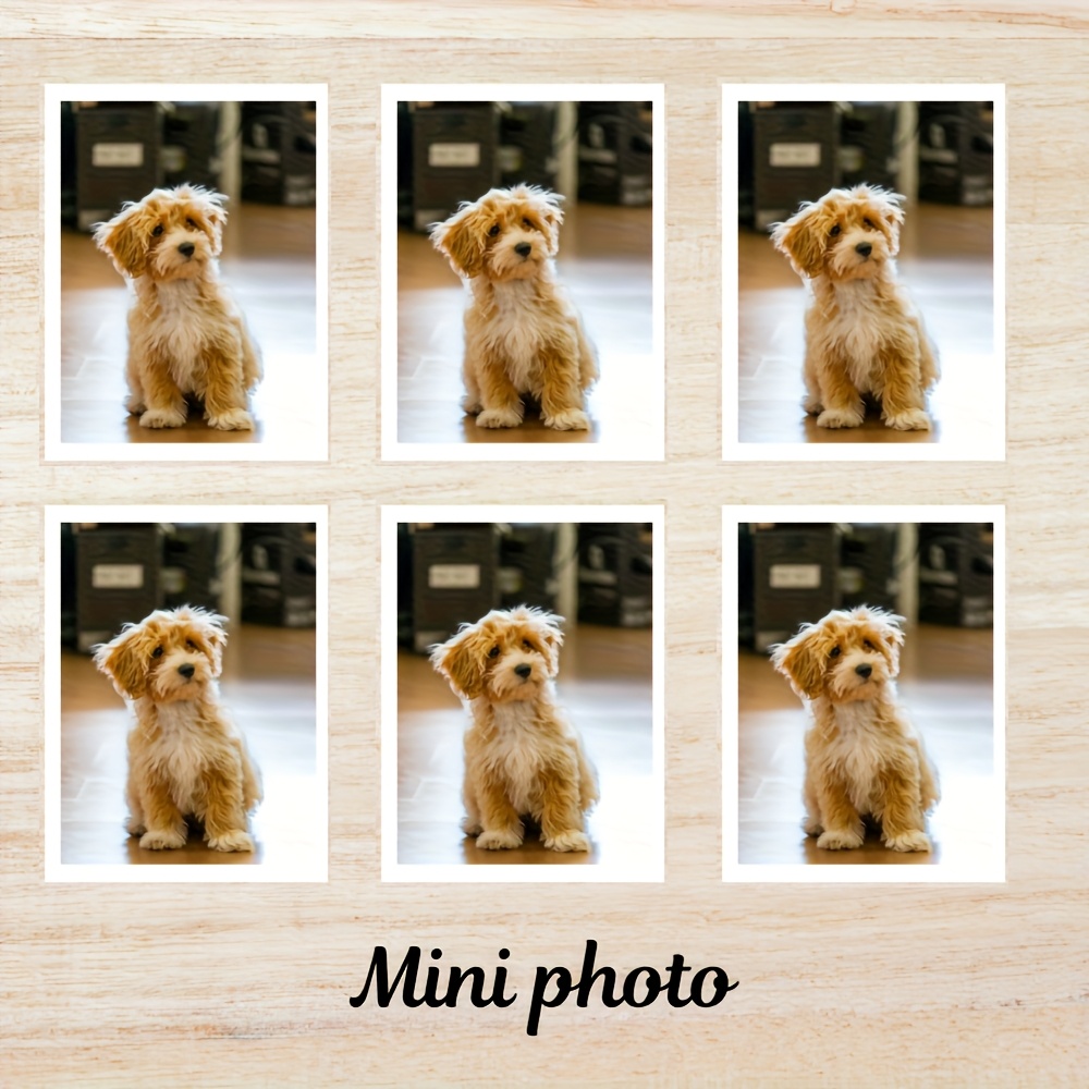 TEMU Custom Mini Photo Prints - Personalized Family And Couple Photos, 8pcs, Frameless Instant Photography Keepsakes, Christmas, Birthdays,