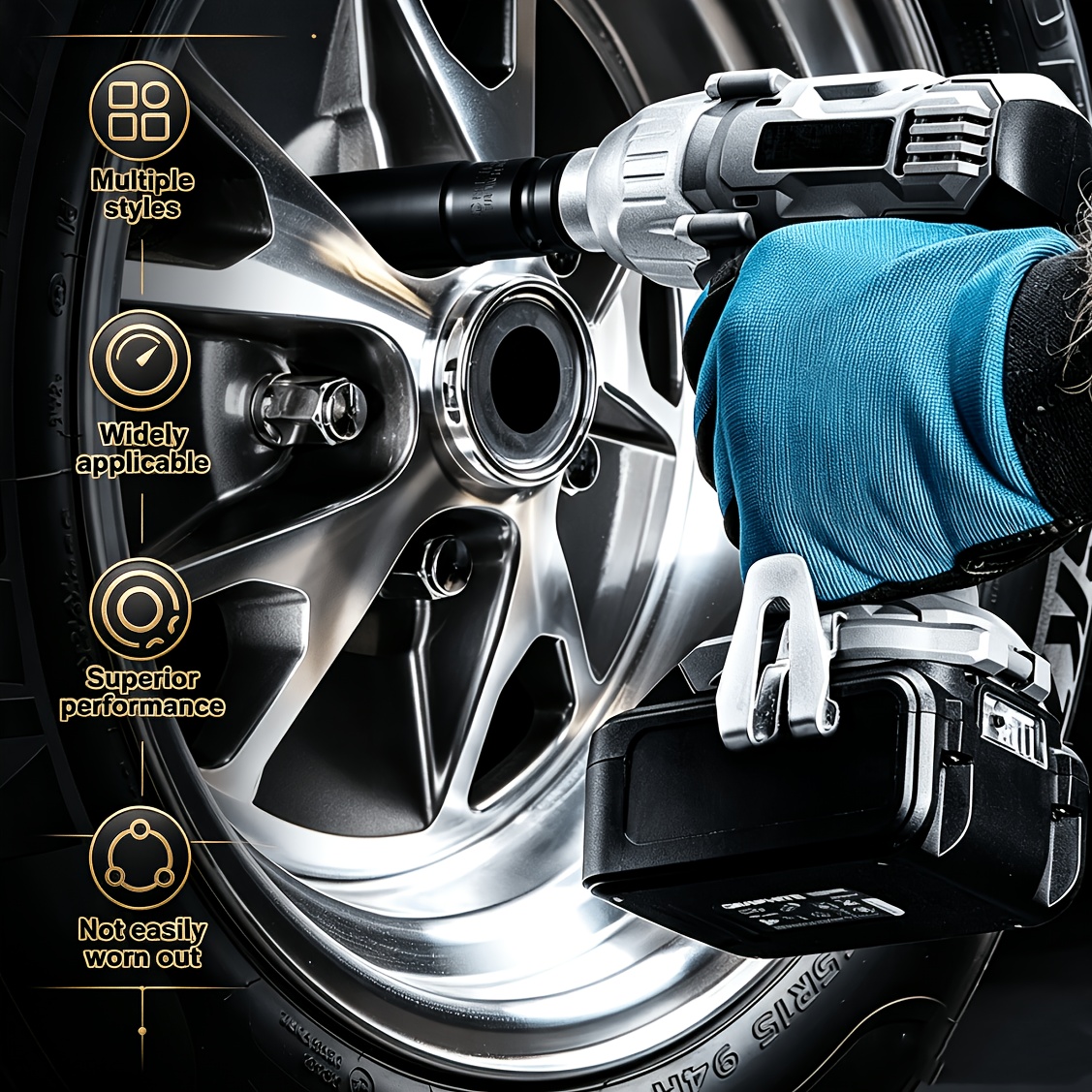 21/42pcs Pneumatic Extended Sleeve Tool Set
