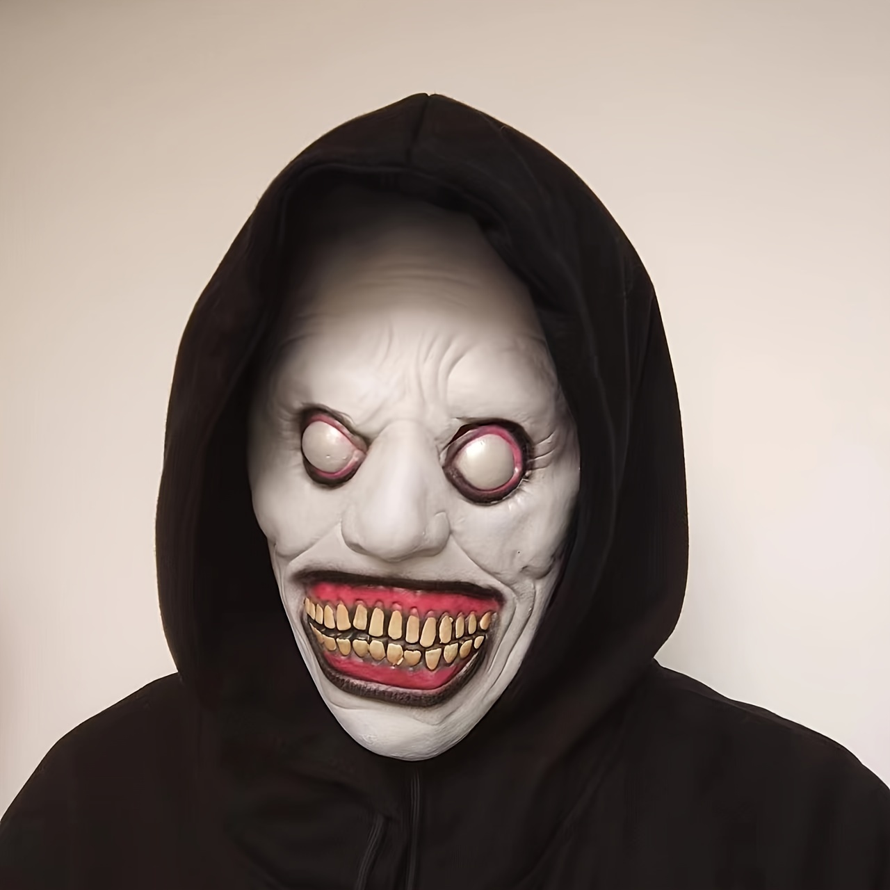 Fashion Laughter - Half Latex Halloween Creepy Horror Smile Mask Ready to ship