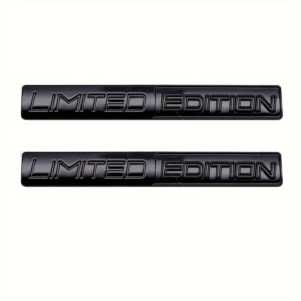 Image of 2pcs Edition Emblem 3d Metal Badges Decal Sticker Sport Emblem For Rear Trunk Side Car Motorcycle Sticker Additions