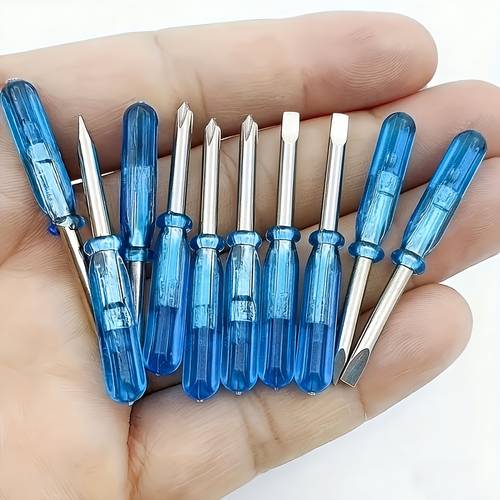 10pcs mini screwdriver set for toy repair and 2mm micro flathead designed for enthusiasts and craft practice no power required