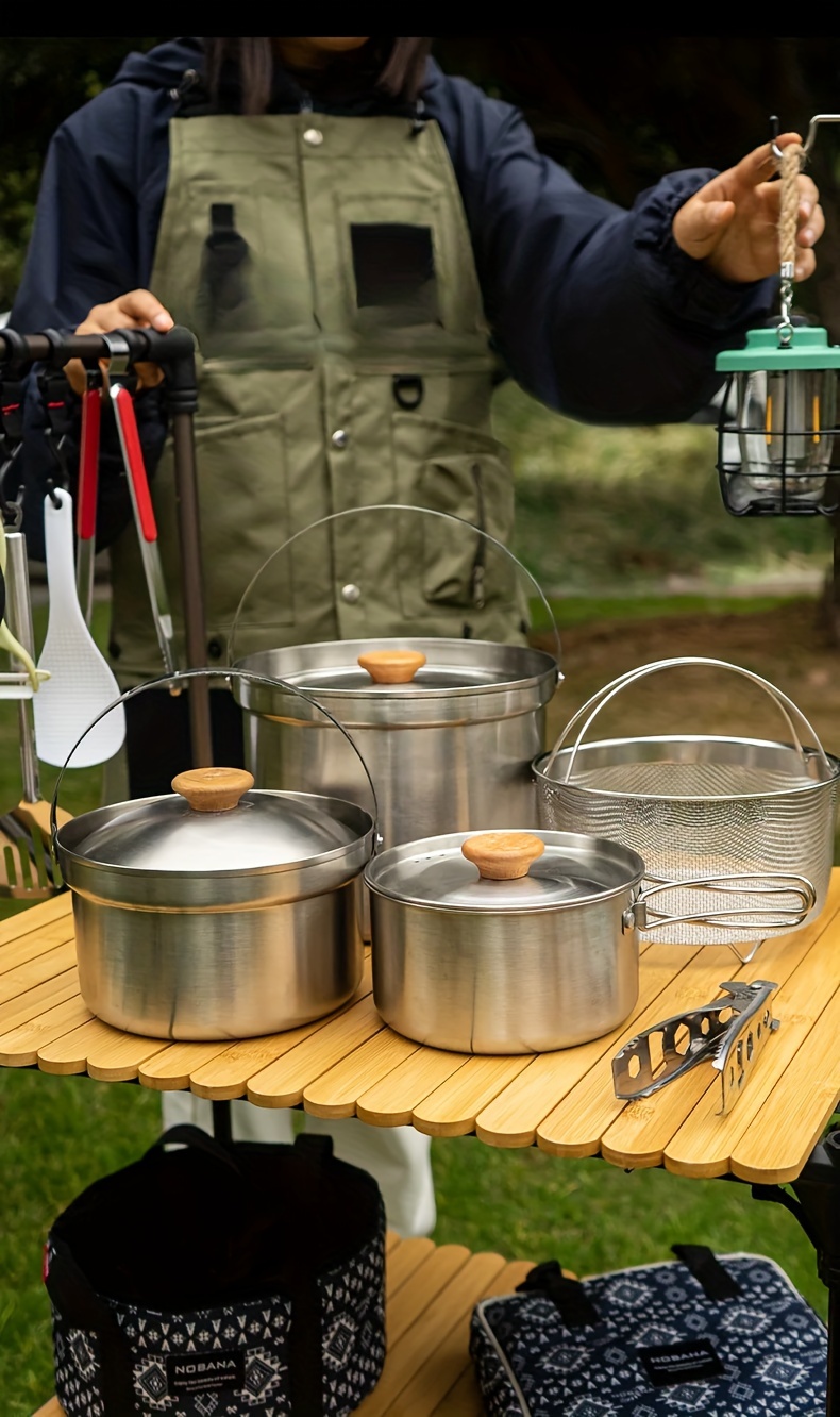 304 stainless steel pot set details 0