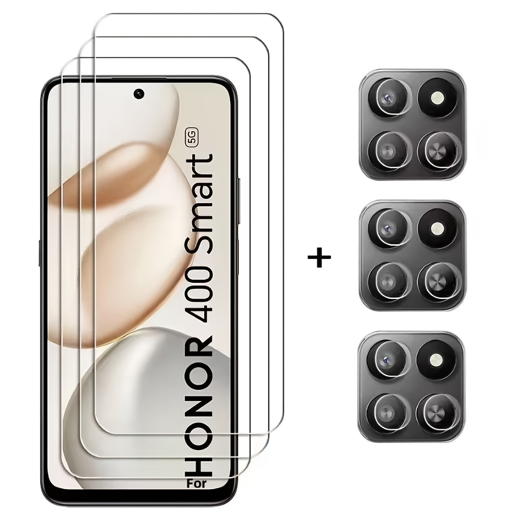 TEMU Vetro temperato 6 in 1 per e , per Honor 400 , pellicola in vetro temperato per e fotocamera del telefono su Honor 400 Smart