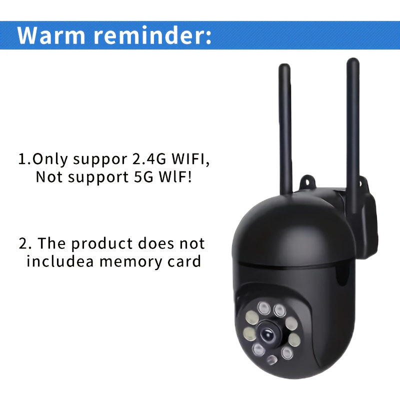 Yiiyry cameră de securitate smart hd 1080p cu pan/tilt/zoom, vizibilitate nocturnă color, urmărire mișcare, audio bidirecțional, cameră wi-fi pentru interior/exterior, potrivită pentru securitate acasă, compatibilă cu smartphone, cadou ideal pentru sărbători (controlată prin aplicație)