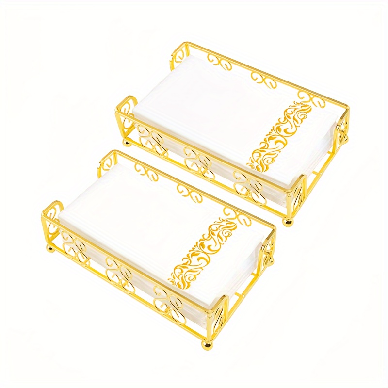 

Napkin Holder For Bathroom - 2 Packs Guest Towel Holder Tray For Bathroom, Disposable Hand Towels For Bathroom Napkin Holder For Bathroom For Garden And Various Occasions