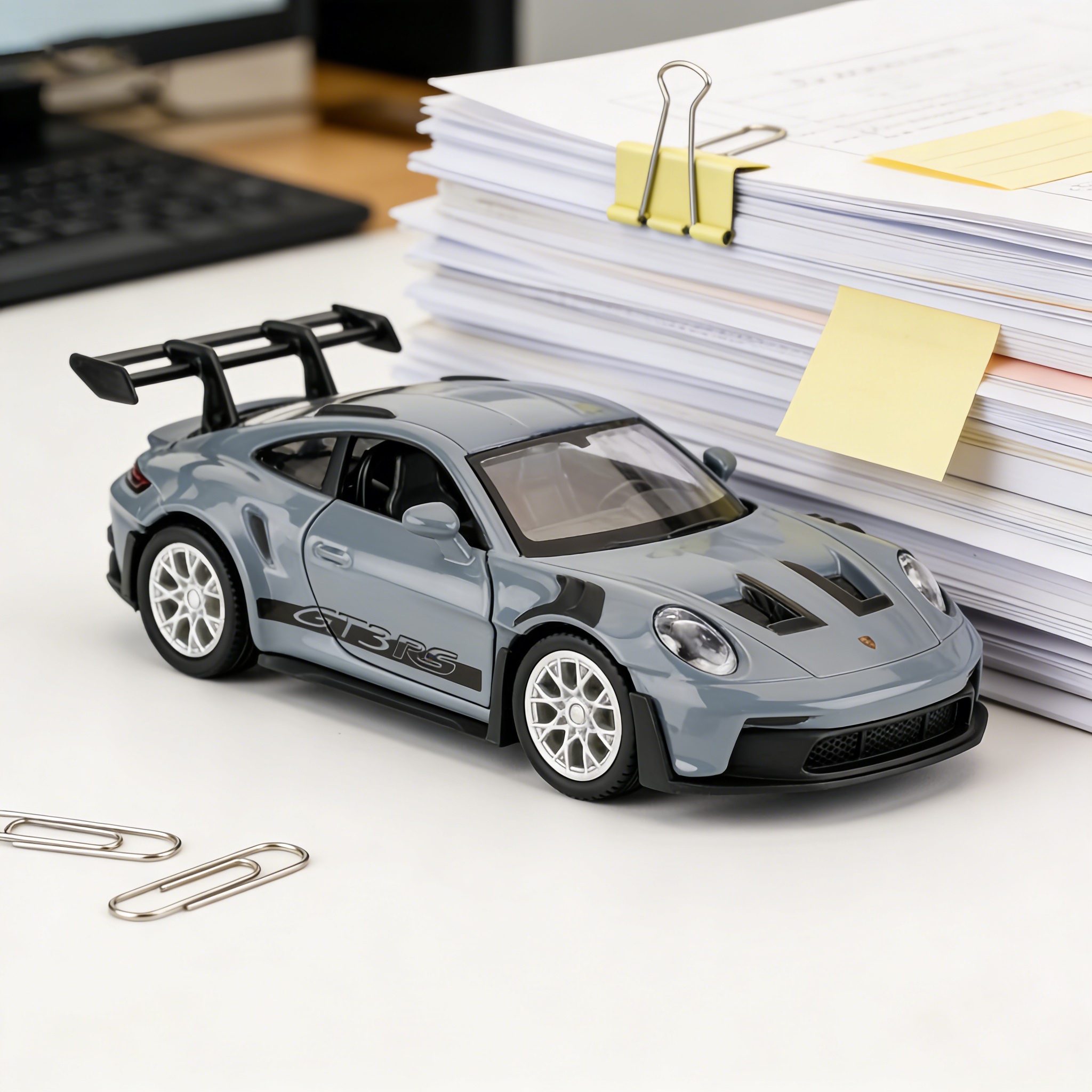 TEMU Collectible Model Of The 911 For Adults - A High-detail Die-cast Alloy Display Piece, Ideal For Exhibitions, Home Decor, And A Perfect Gift For