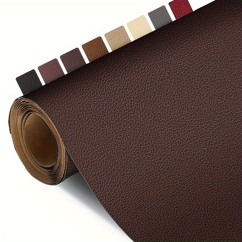 9 Colors Leather Repair Patch, Self-Adhesive Leather Repair Patch for  Sofas, Car Seats, Handbags,Furniture, Drivers Seat, Dark Brown, (8x 12)