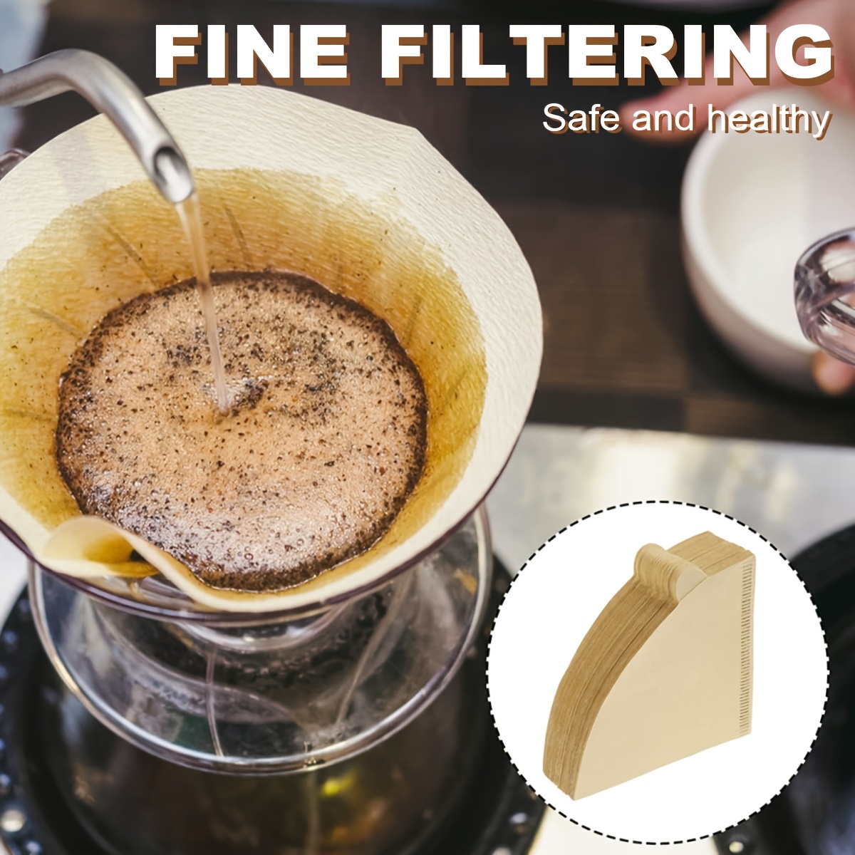 cone coffee filters size 01 02 100 count 4 cups - Temu Greece