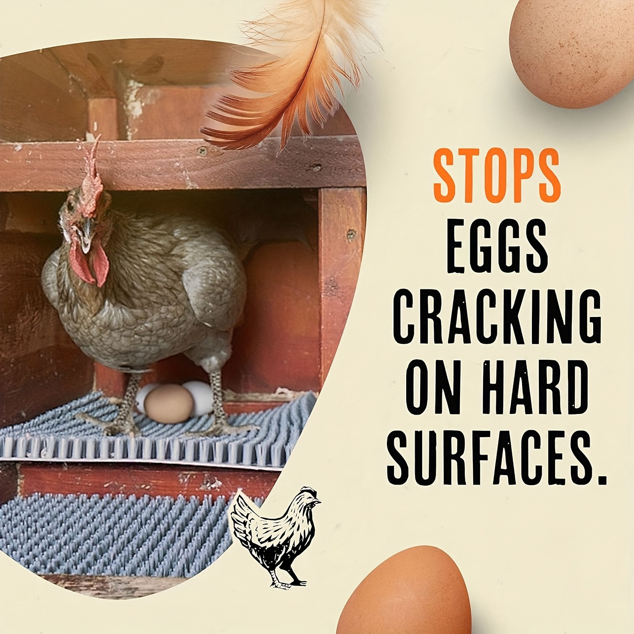 6 piece pvc chicken nesting pads egg box liners grass like plastic bedding for small pet supplies chicken coop accessories nesting boxes for chickens details 3