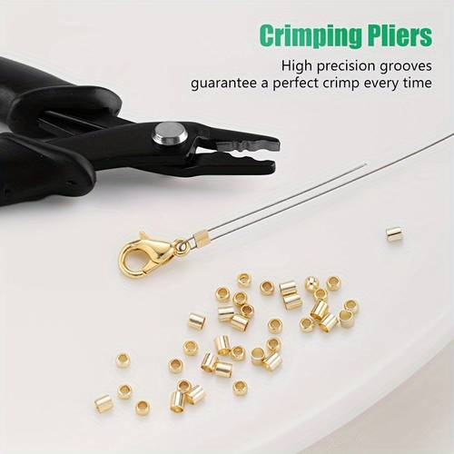 the crimping pliers for smooth rounded crimps no pliers for jewelry making bead crimping suitable for 1 5 2 0mm beads and 2 5 3 0mm beads