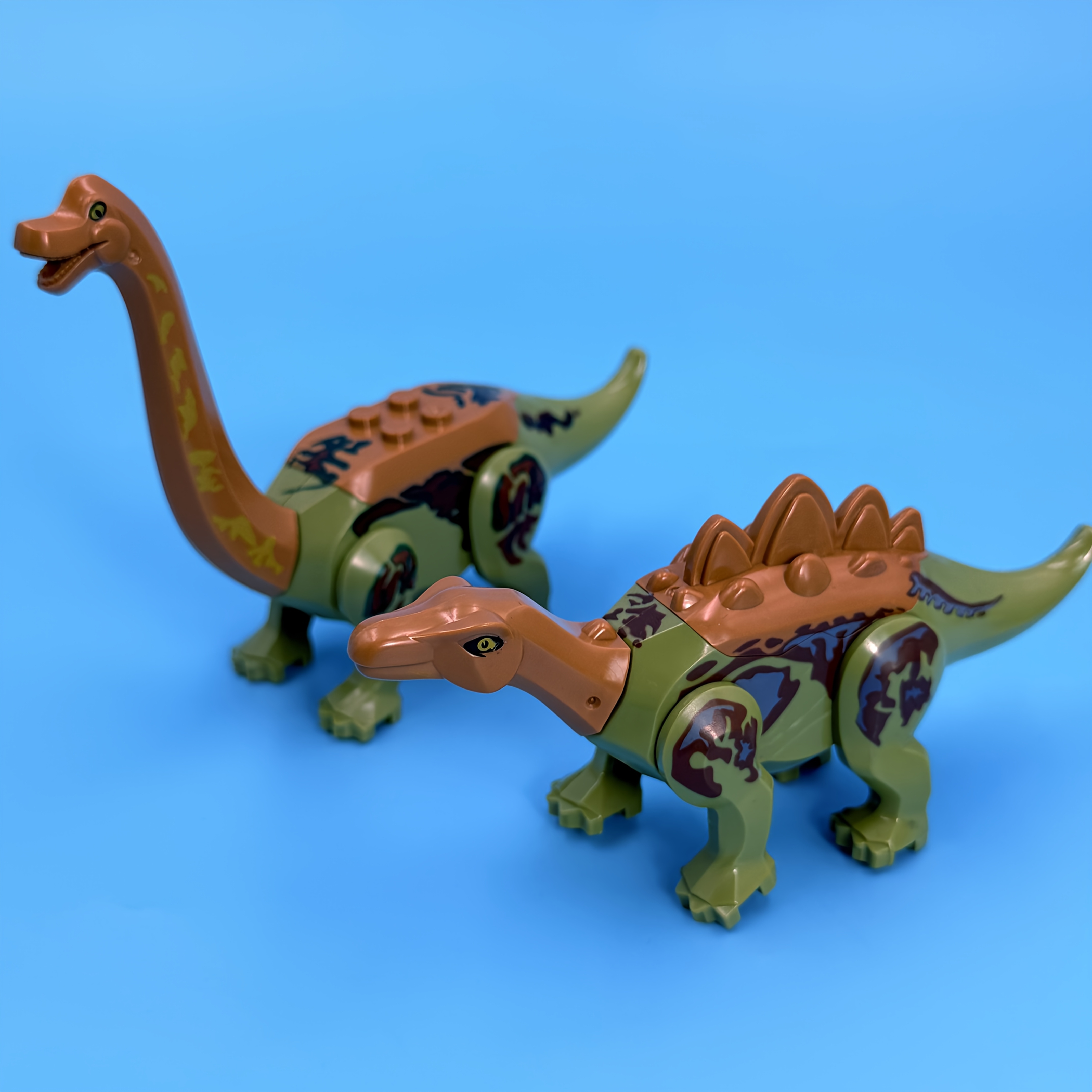 8pcs Dinosaur World Building Blocks Set with Action Characters