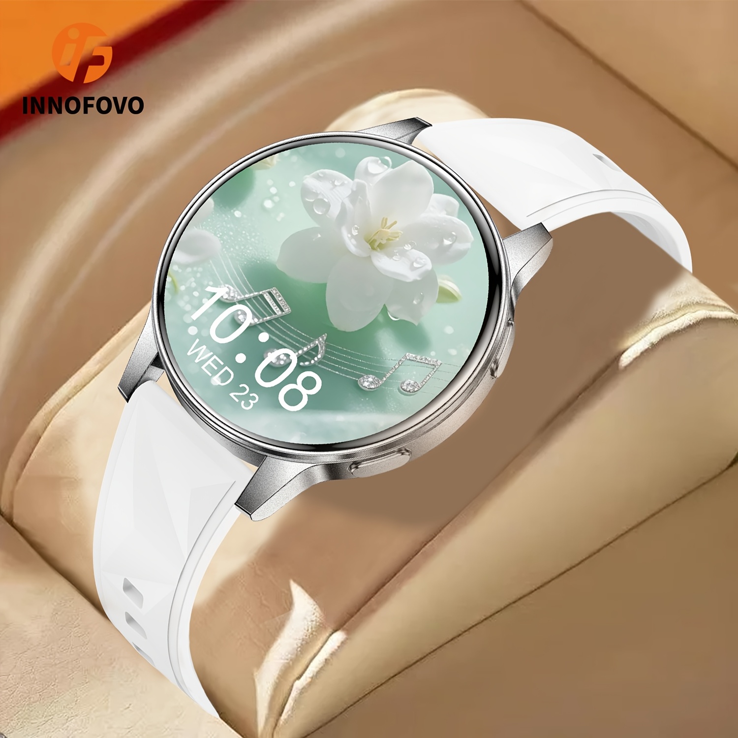 Smart Watch with HD Touchscreen and Voice Assistant