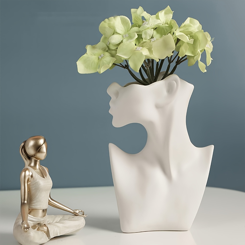 Body-shaped Vase, Ceramic Vase, Matte Pampas Grass Vases, Human Body Shape, Handmade Dried Flower Containers, Boho Flower And Plant Containers, Handcrafted Ornaments, Wedding Gift, Christmas Gift