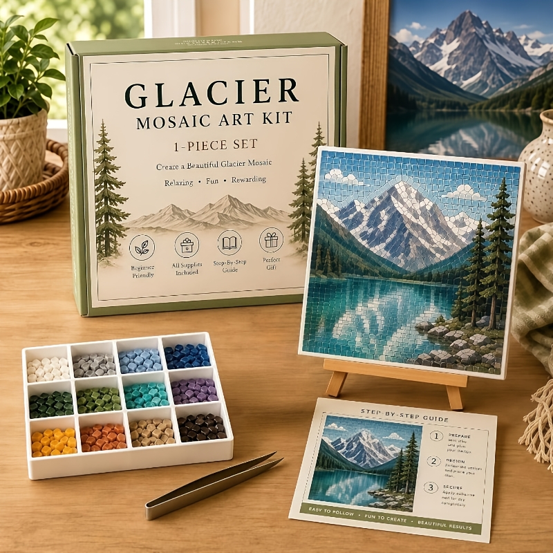 Landscape Series Sea Glass Art Set for Beginners